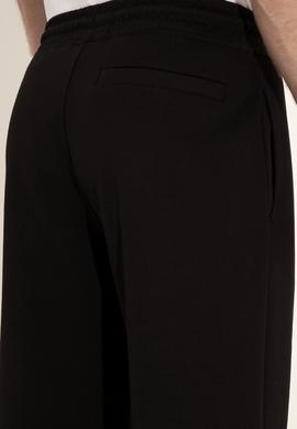 Erkek Siyah Örme Şort - 50289284017