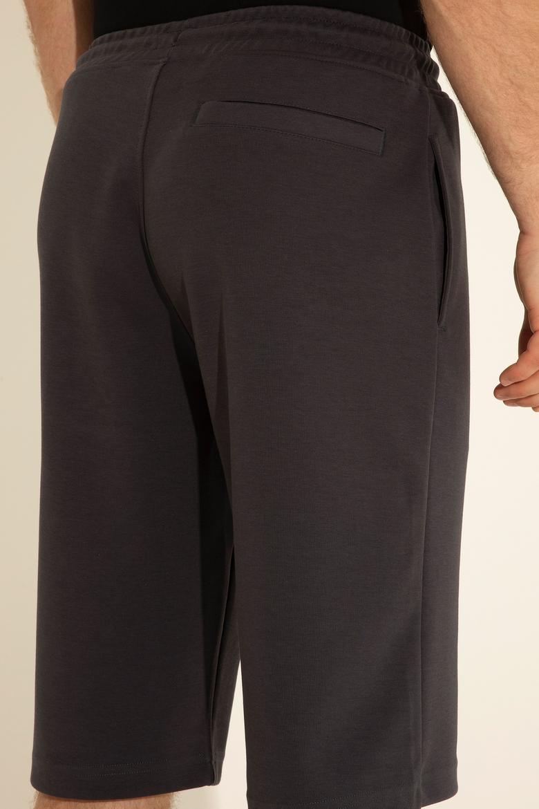 Erkek Antrasit Örme Şort - 50289284023