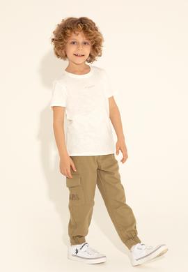 Erkek Çocuk Haki Kanvas Pantolon - 50282990015