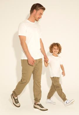 Erkek Çocuk Haki Kanvas Pantolon - 50282990015