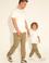 Erkek Çocuk Haki Kanvas Pantolon
