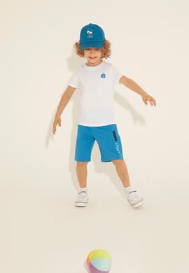 Erkek Çocuk Beyaz Bisiklet Yaka Tişört - 50288062002