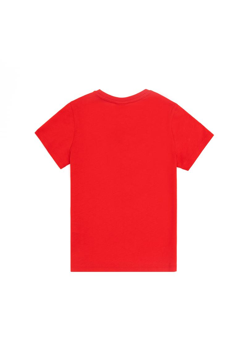 Erkek Çocuk Kırmızı Bisiklet Yaka Tişört - 50281489021