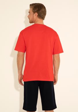 Erkek Kırmızı Tişört - 50281490041