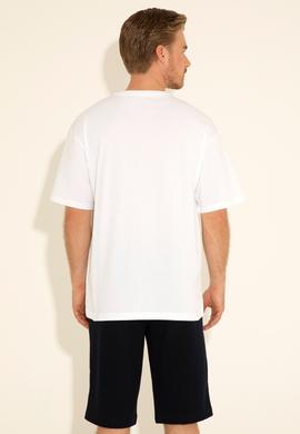 Erkek Beyaz Tişört - 50281490037