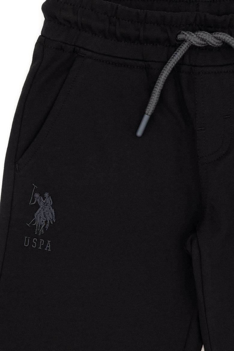 Erkek Çocuk Siyah Örme Şort - 50284828066