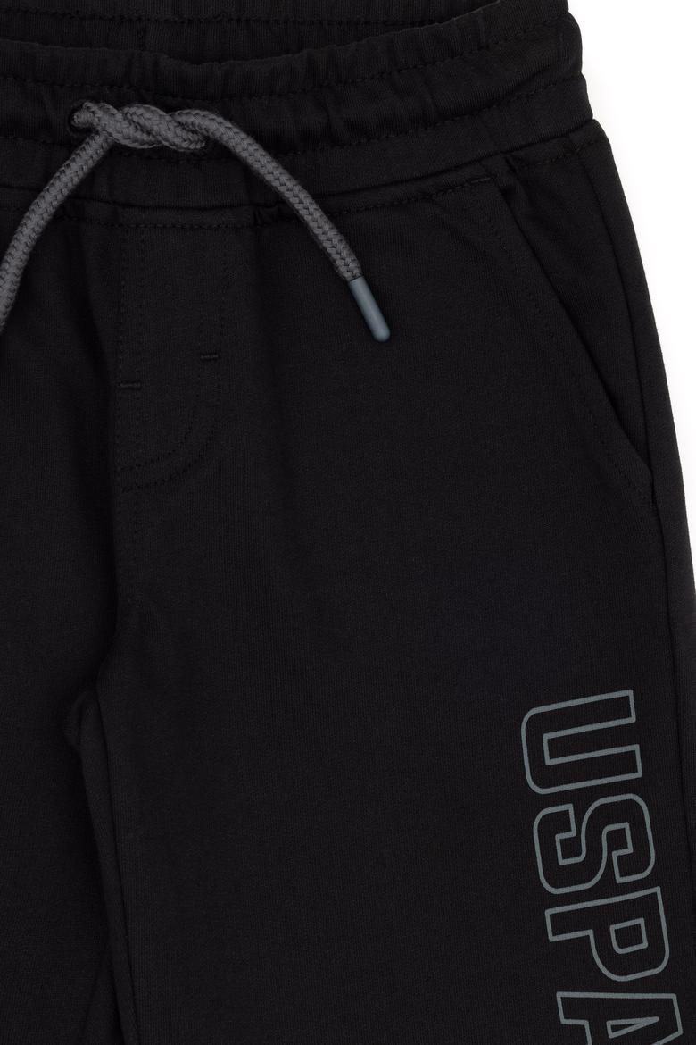 Erkek Çocuk Siyah Örme Şort - 50284828066