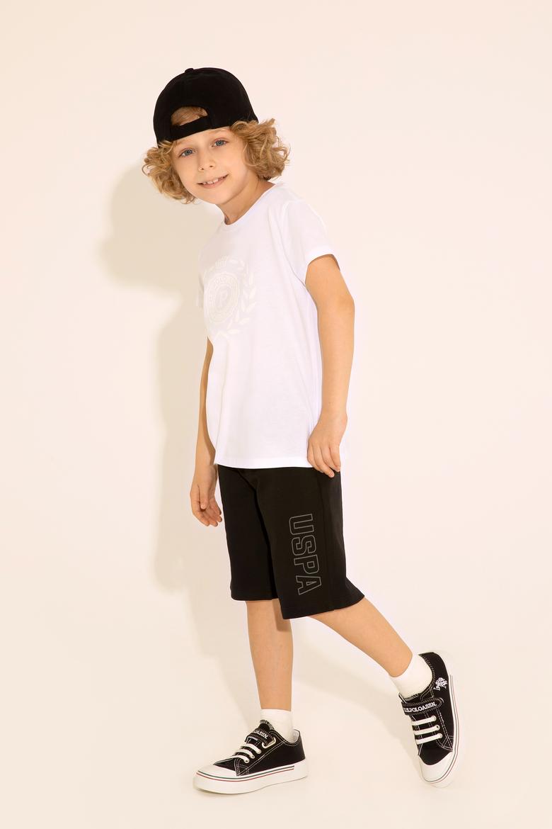 Erkek Çocuk Siyah Örme Şort - 50284828066