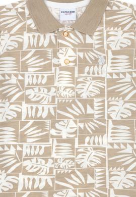 Erkek Çocuk Açık Haki Polo Yaka Tişört - 50281519004