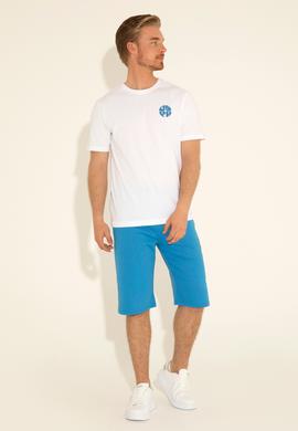 Erkek Regular Fit Bisiklet Yaka Beyaz Tişört - 50287037007