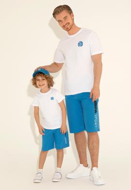 Erkek Regular Fit Bisiklet Yaka Beyaz Tişört - 50287037007