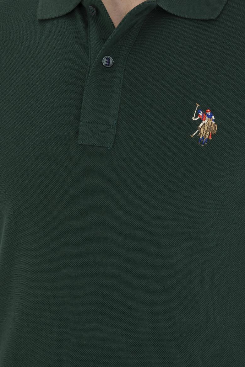 Erkek Koyu Yeşil Basic Tişört - 50267944170