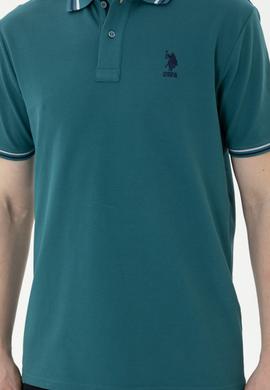 Erkek Koyu Yeşil Basic Tişört - 50284639157