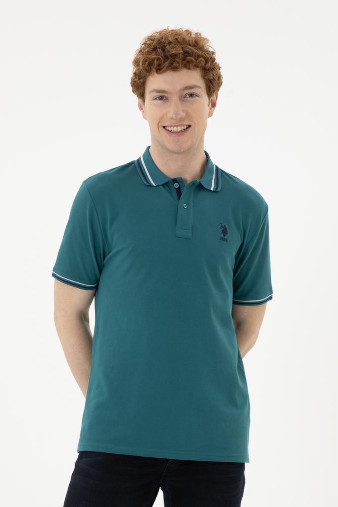 Erkek Koyu Yeşil Basic Tişört