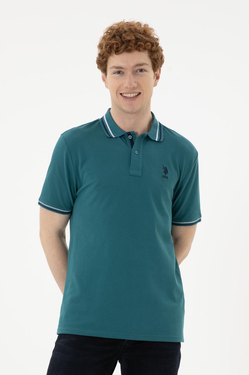 Erkek Koyu Yeşil Basic Tişört