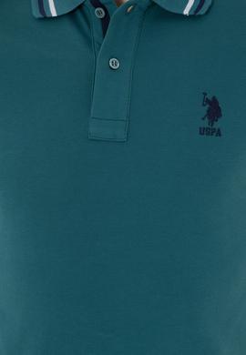 Erkek Koyu Yeşil Basic Tişört - 50284639157