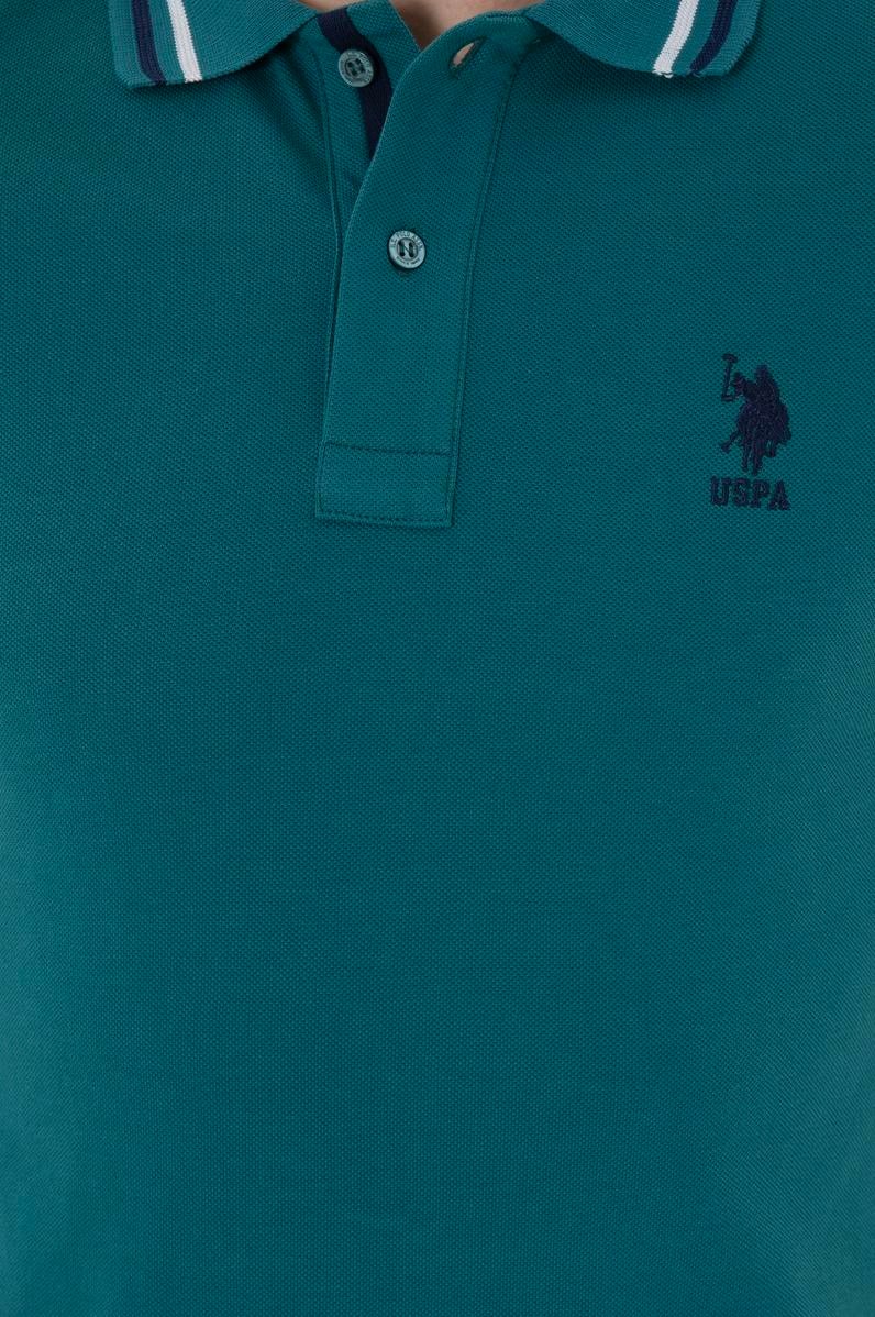 Erkek Koyu Yeşil Basic Tişört