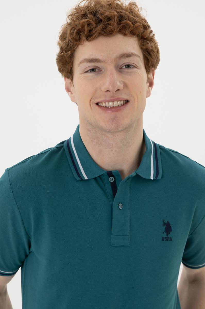 Erkek Koyu Yeşil Basic Tişört