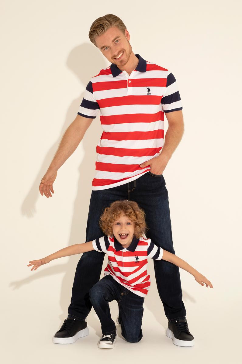 Erkek Çocuk Kırmızı Polo Yaka Tişört