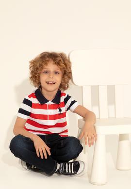 Erkek Çocuk Kırmızı Polo Yaka Tişört - 50284812020