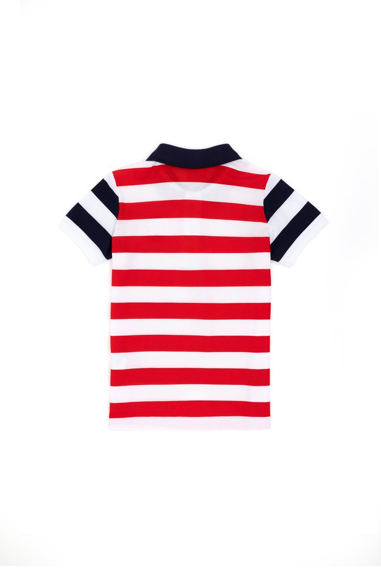 Erkek Çocuk Kırmızı Polo Yaka Tişört - 50284812020