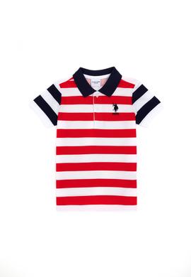 Erkek Çocuk Kırmızı Polo Yaka Tişört - 50284812020