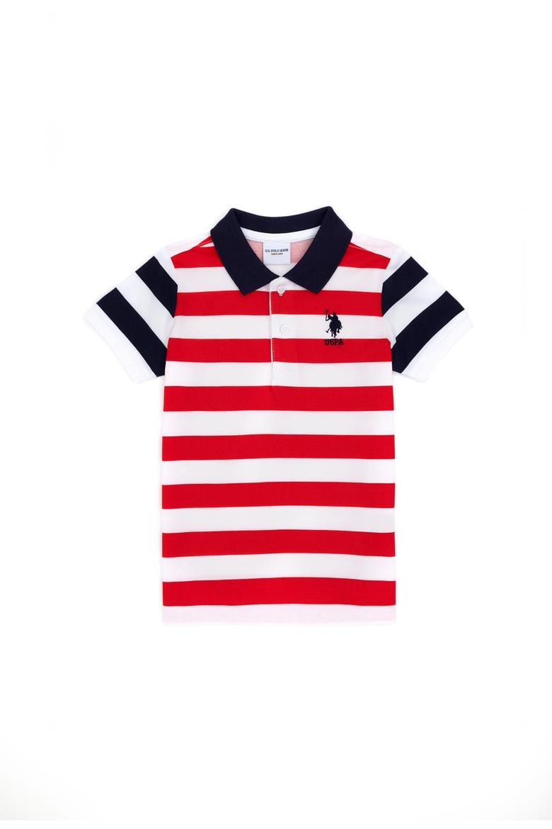 Erkek Çocuk Kırmızı Polo Yaka Tişört - 50284812020