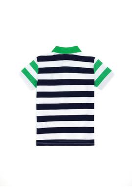 Erkek Çocuk Lacivert Polo Yaka Tişört - 50284812024