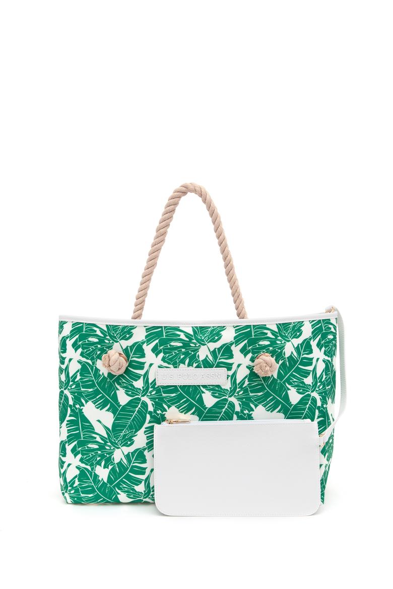 Kadın Yeşil Plaj Çantası - 50286228002