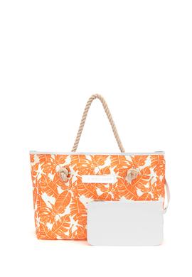 Kadın Turuncu Plaj Çantası - 50286228003