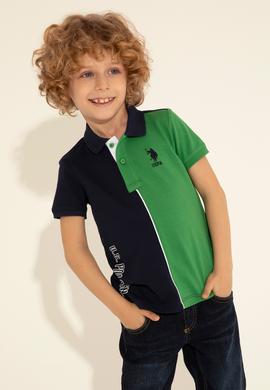 Erkek Çocuk Lacivert Polo Yaka Tişört - 50288125011