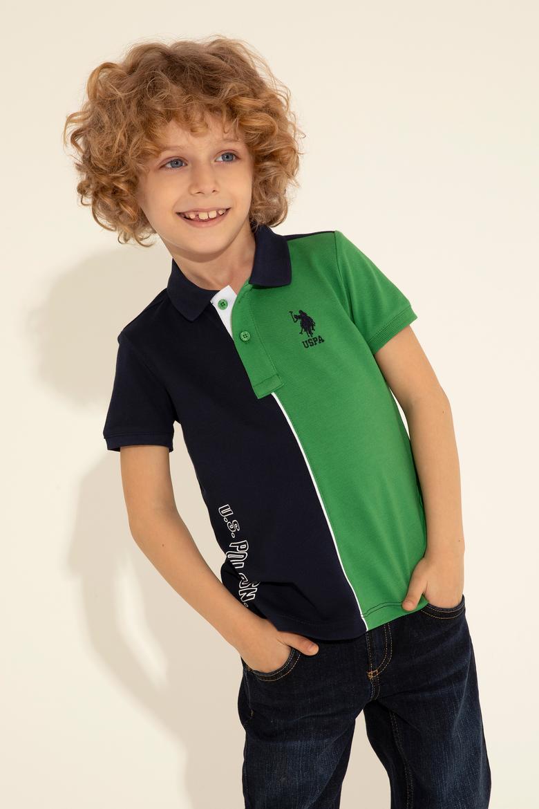 Erkek Çocuk Lacivert Polo Yaka Tişört - 50288125011