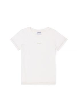 Erkek Çocuk Ekru Bisiklet Yaka Tişört - 50281051034