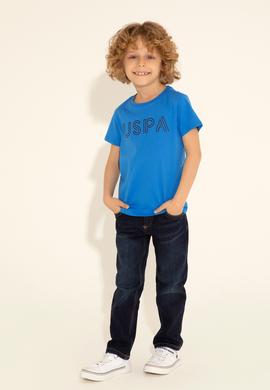 Erkek Çocuk Saks Basic Bisiklet Yaka Tişört - 50284813045