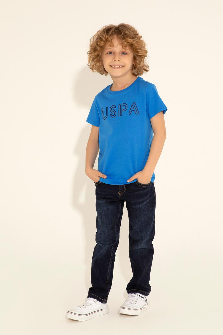 Erkek Çocuk Saks Basic Bisiklet Yaka Tişört - 50284813045