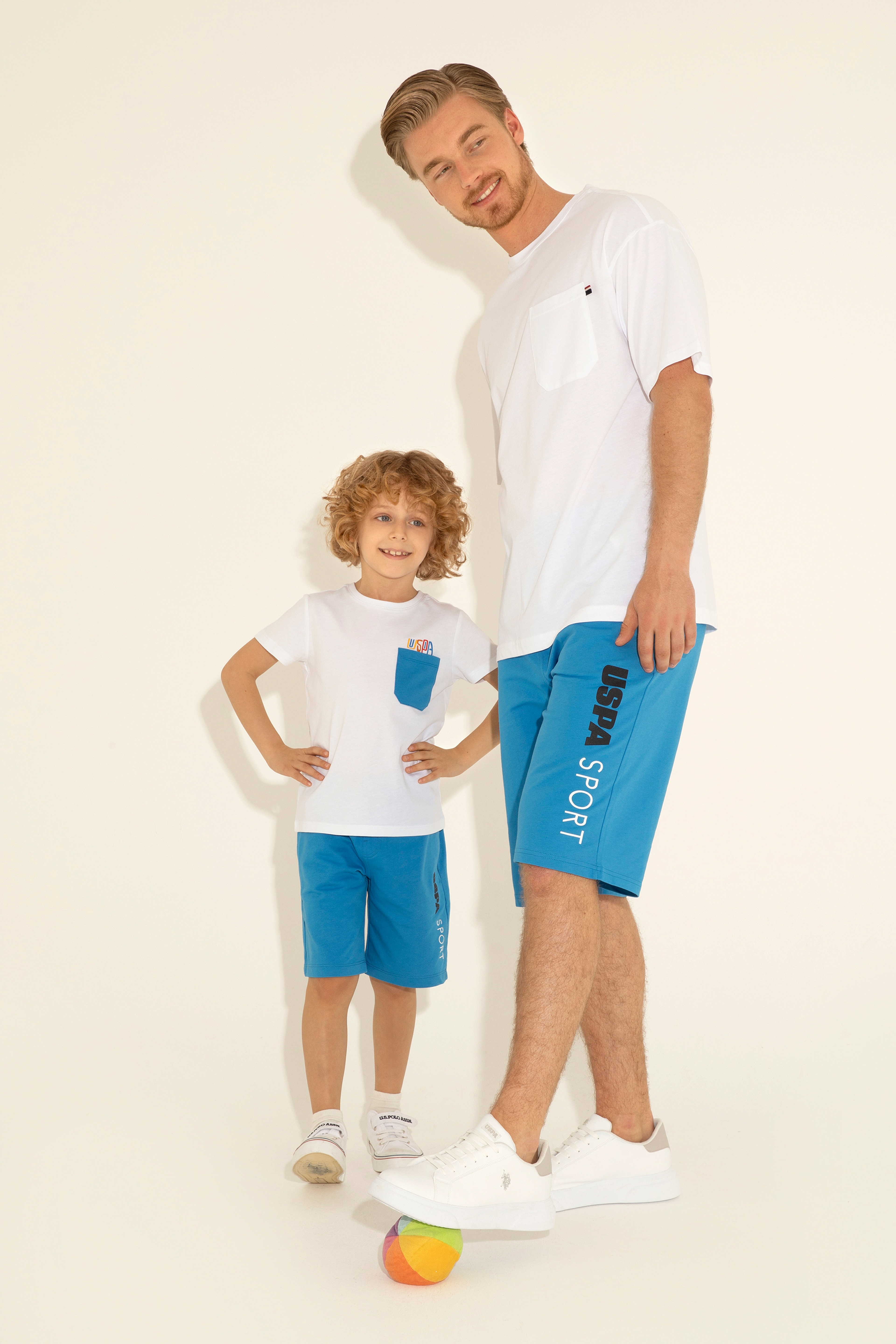 Erkek Comfort Fit Bisiklet Yaka Beyaz Tişört - Image 1