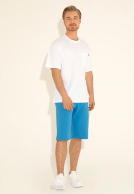 Erkek Comfort Fit Bisiklet Yaka Beyaz Tişört - 50287062001