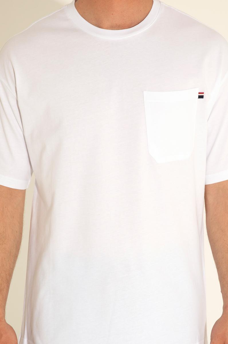 Erkek Comfort Fit Bisiklet Yaka Beyaz Tişört