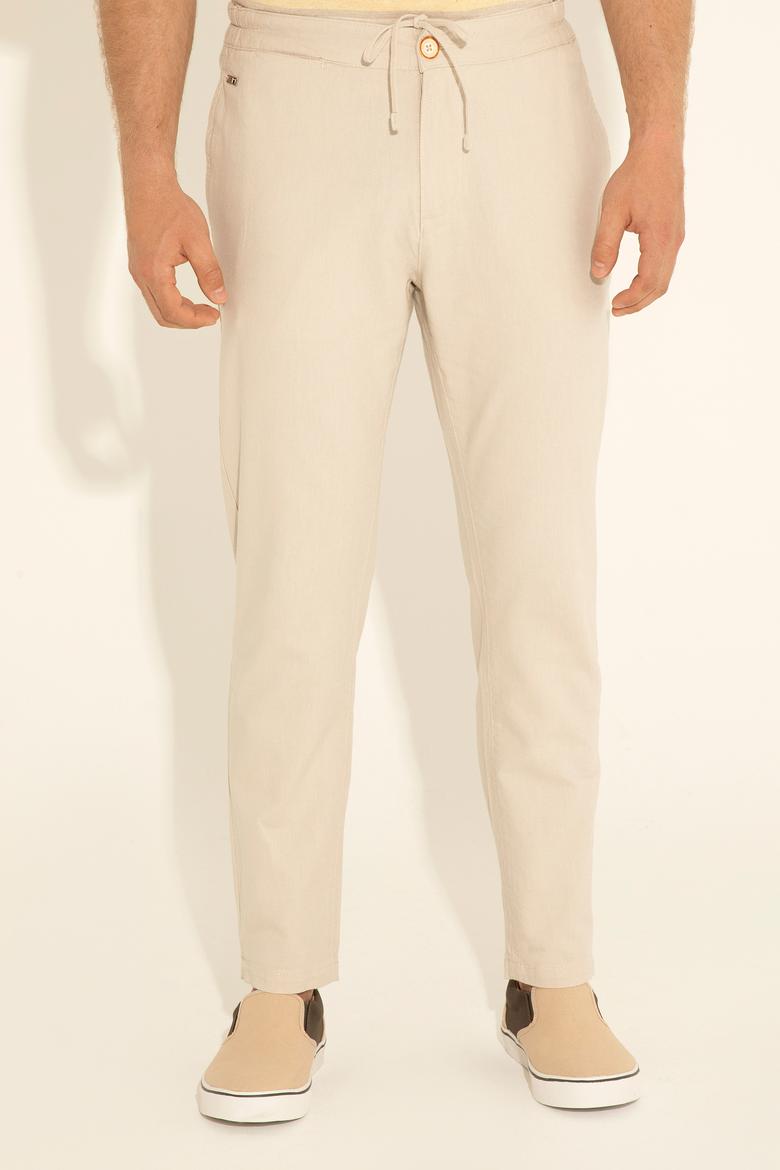 Erkek Taş Carrot Fit Kanvas Pantolon - 50289427141