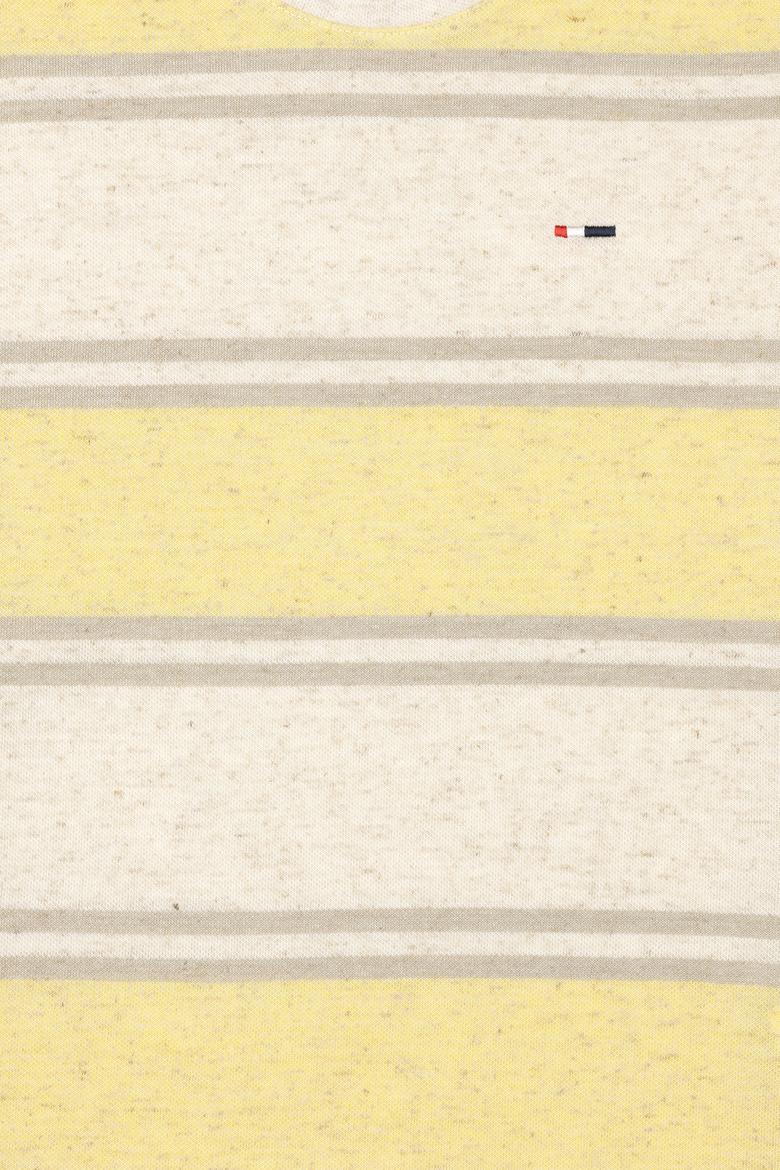 Erkek Çocuk Safran Oversize Bisiklet Yaka Tişört - 50282107044