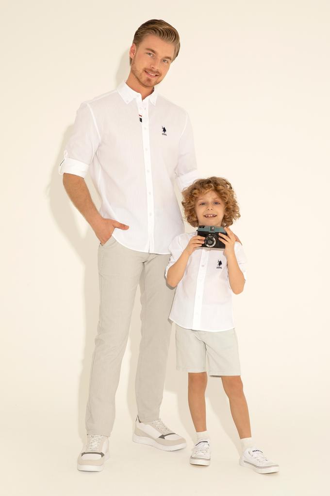 Erkek Gri Kanvas Pantolon