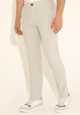 Erkek Gri Kanvas Pantolon - 50283365164