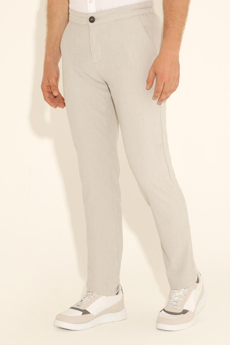 Erkek Gri Kanvas Pantolon - 50283365164