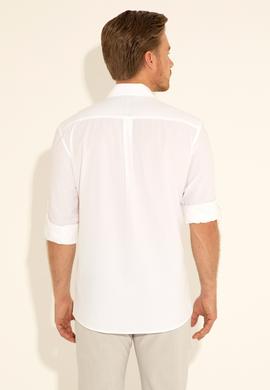 Erkek Beyaz Uzun Kollu Gömlek - 50288311007