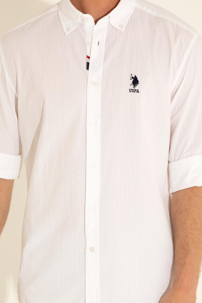 Erkek Beyaz Uzun Kollu Gömlek - 50288311007