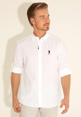 Erkek Beyaz Uzun Kollu Gömlek - 50288311007