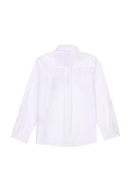 Erkek Çocuk Beyaz Uzun Kollu Gömlek - 50288555006