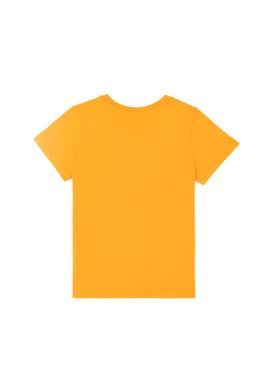 Erkek Çocuk Turuncu Bisiklet Yaka Tişört - 50281843045