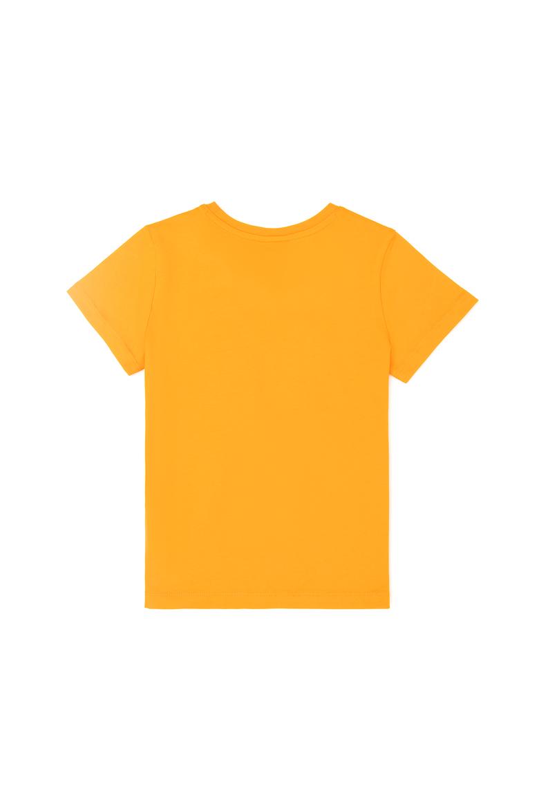 Erkek Çocuk Turuncu Bisiklet Yaka Tişört - 50281843045