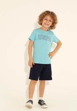 Erkek Çocuk Mint Basic Bisiklet Yaka Tişört - 50284818089